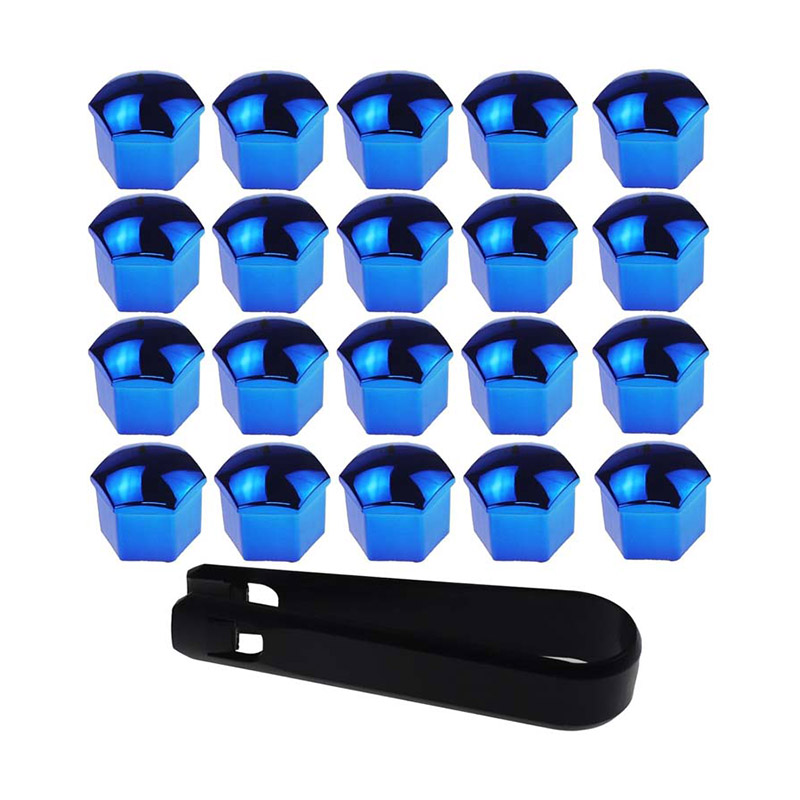 Jsou pro bezpečnost k dispozici uzamykací kryty matic kol 21 mm?